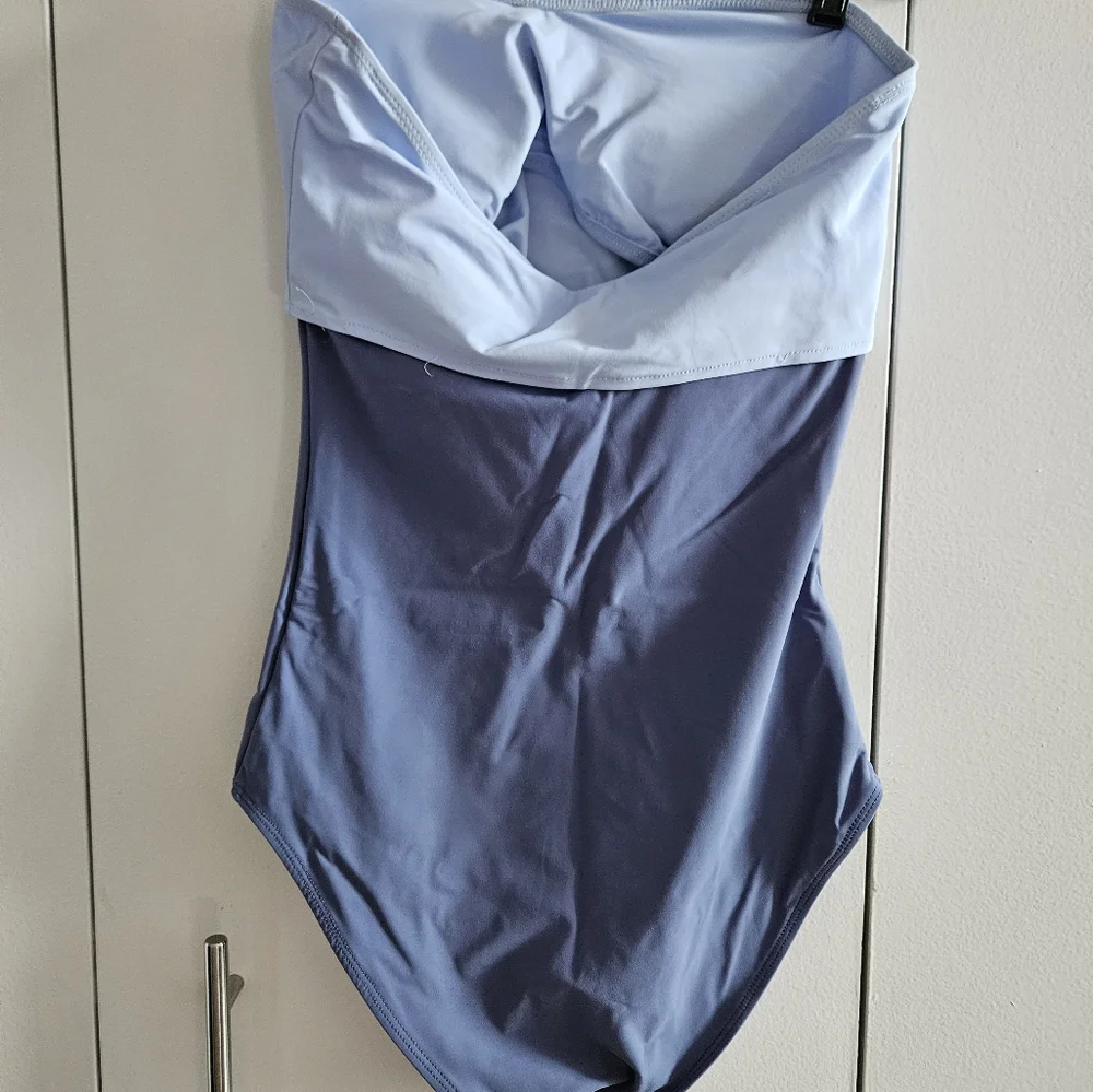 Flagpole mate blue Nora Tied One-Piece Swimsuit S - Picture 2 of 7